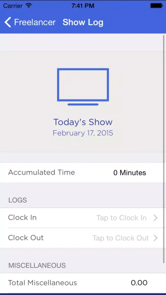 ภาพหน้าจอของ Freelancer - Invoicing and Show Management