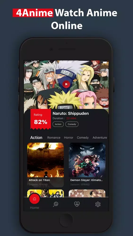 4Anime Watch Anime Tv Crunchy سکرین شاٹس