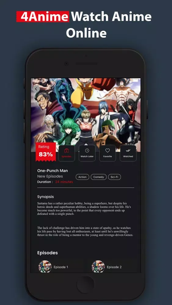 4Anime Watch Anime Tv Crunchy سکرین شاٹس
