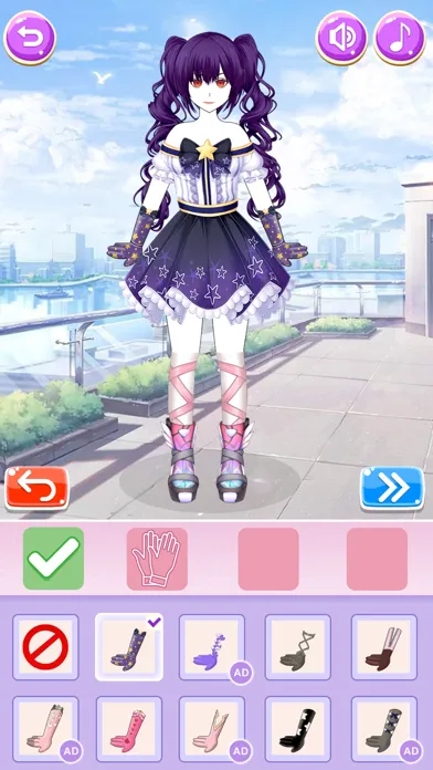 Screenshot di Anime Fashion: Dress Up Games