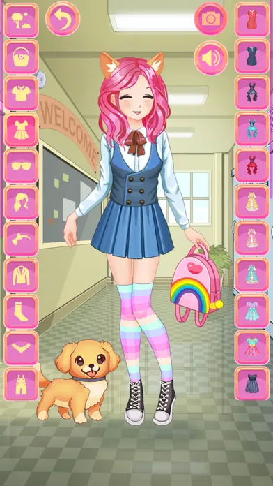 Anime Dress Up Girl Games Ekran Görüntüleri