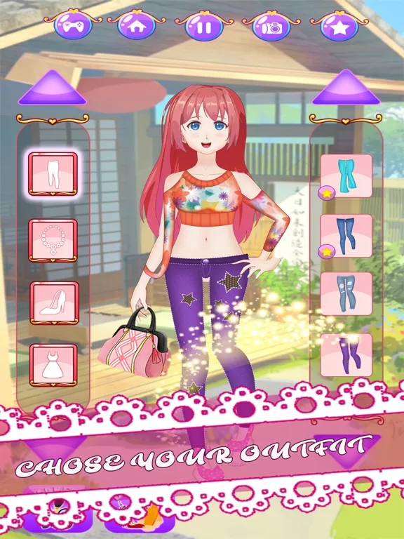 Capturas de pantalla de Dress Up Anime Game For Girls iPad 