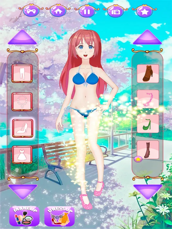 Capturas de pantalla de Dress Up Anime Game For Girls iPad 