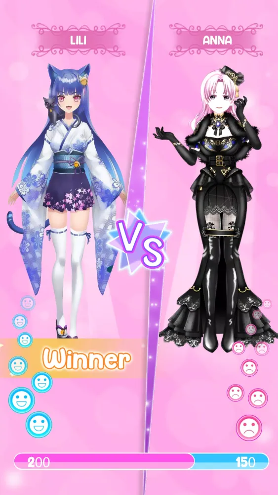 Anime Dress Up Moe Girl Games Screenshots