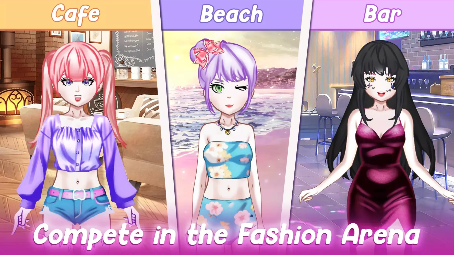 Anime Dress Up Moe Girl Games Screenshots