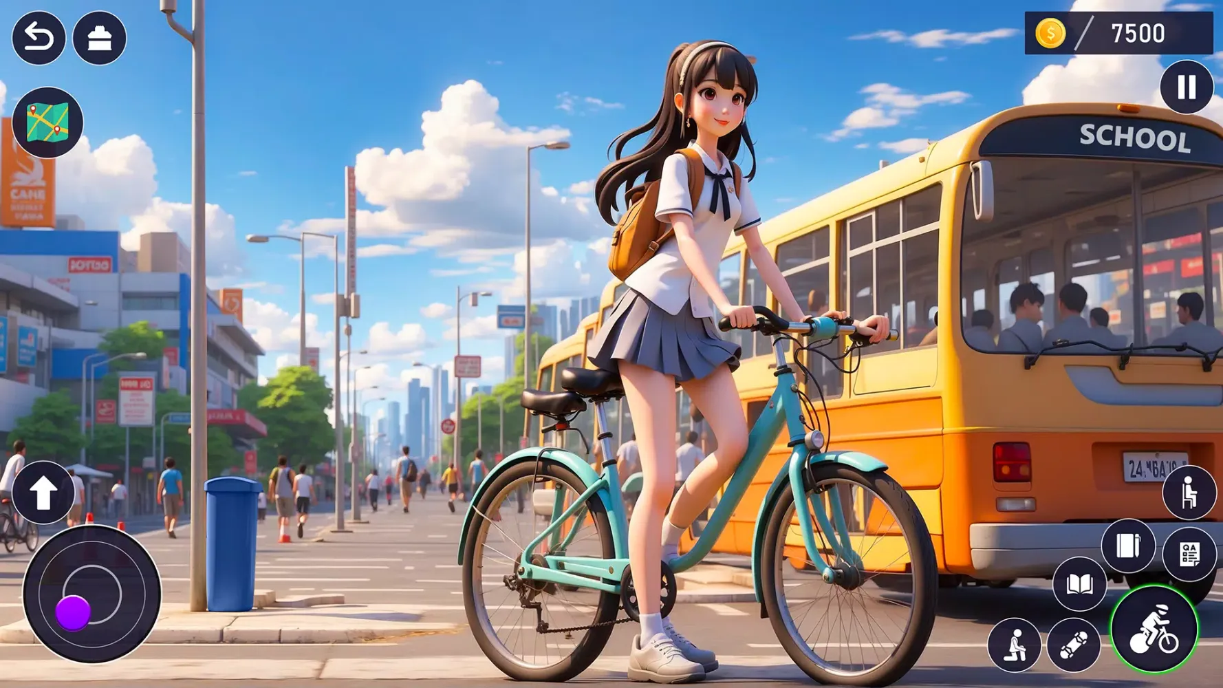 Ảnh chụp màn hình của High School Love Anime Games