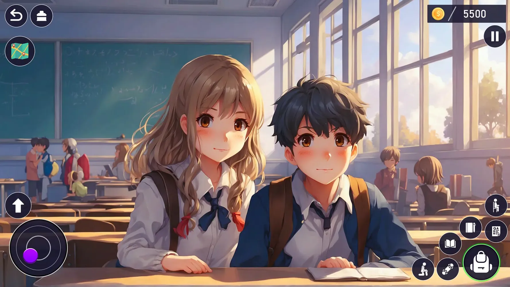 Ảnh chụp màn hình của High School Love Anime Games