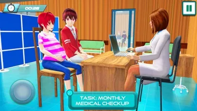 Скриншоты Anime Pregnant Mom & Baby Sim