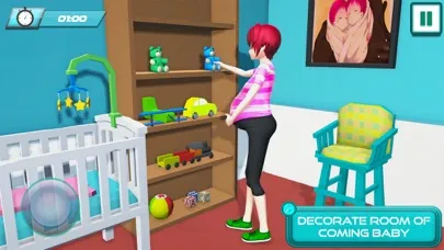 Скриншоты Anime Pregnant Mom & Baby Sim