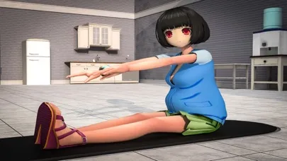 Ảnh chụp màn hình của Anime Pregnant Mom Baby Care!