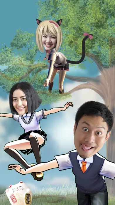 Captures d'écran de Anime Yourself - Face in manga