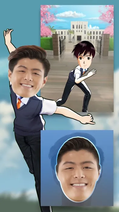 Captures d'écran de Anime Yourself - Face in manga