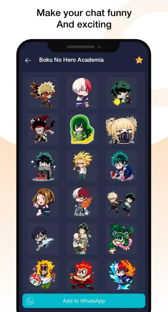 Capturas de pantalla de Anime Stickers for Whatsapp