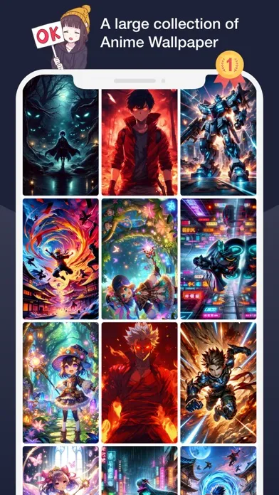 Zrzuty ekranu Top Anime Wallpaper - Live