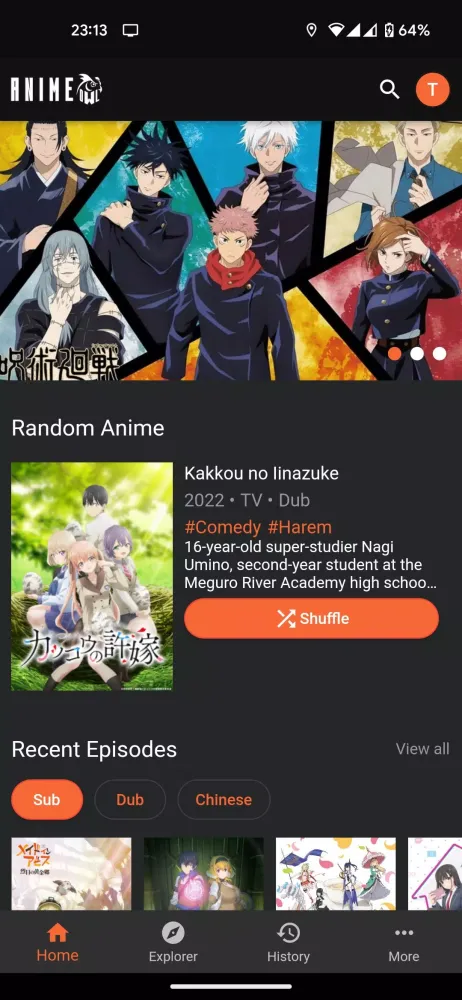 Anime List Screenshots