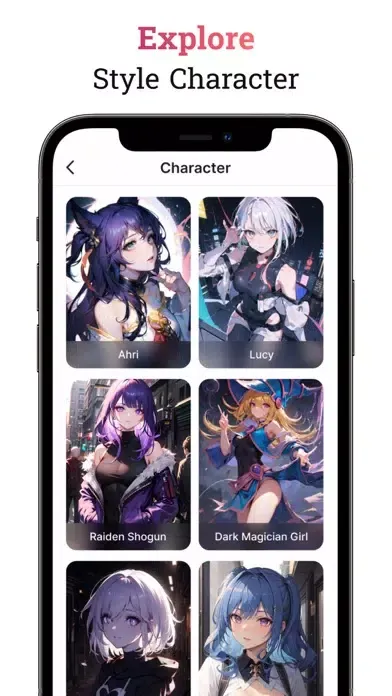 Ảnh chụp màn hình của Anime Art & AI Art Generator