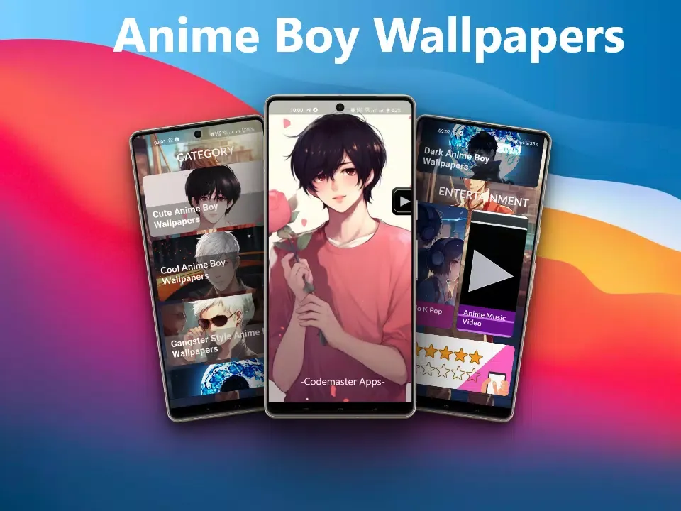 Zrzuty ekranu Anime Boy Wallpapers Offline