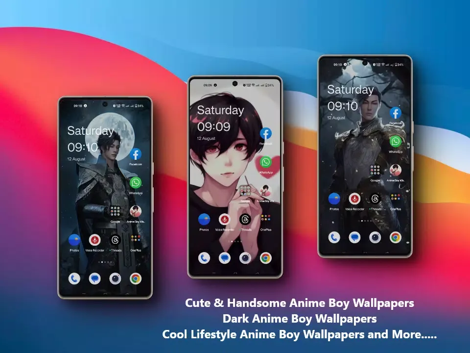 Zrzuty ekranu Anime Boy Wallpapers Offline