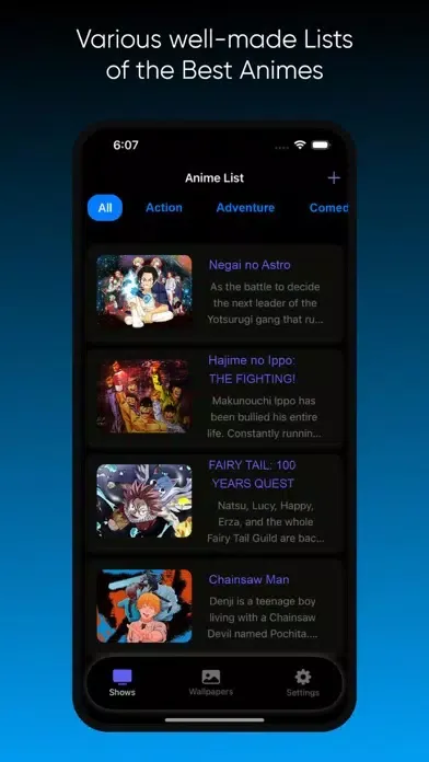 Capturas de pantalla de Anime Cloud Ultra
