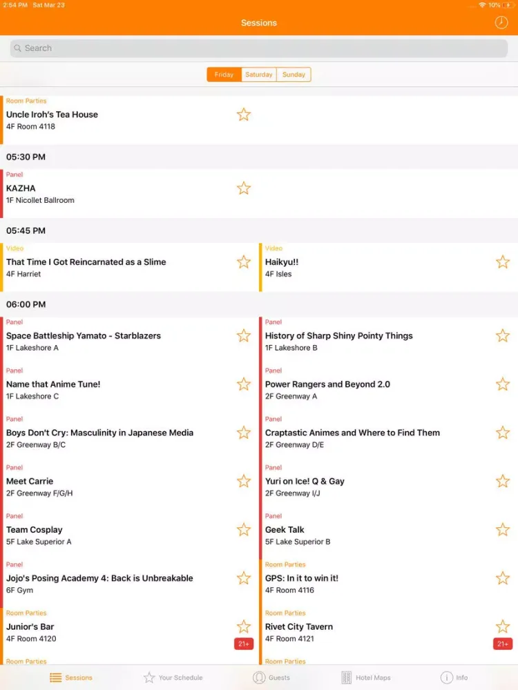 Anime Detour iPad  Screenshots