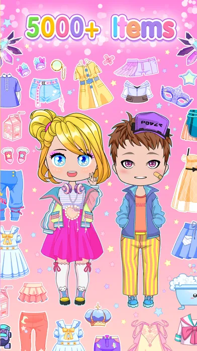 Tangkapan layar Chibi Maker: Dress Up Games