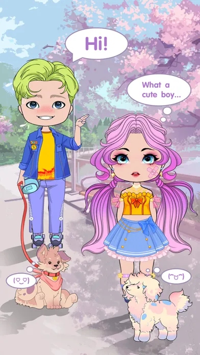 Tangkapan layar Chibi Maker: Dress Up Games