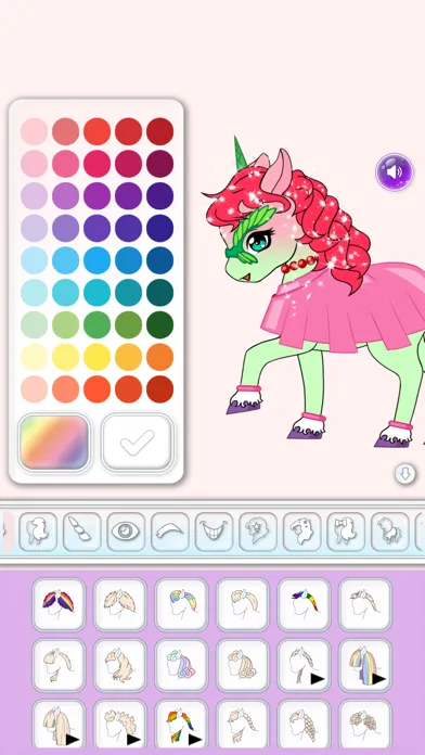 Скриншоты Chibi Unicorn - Avatar Creator