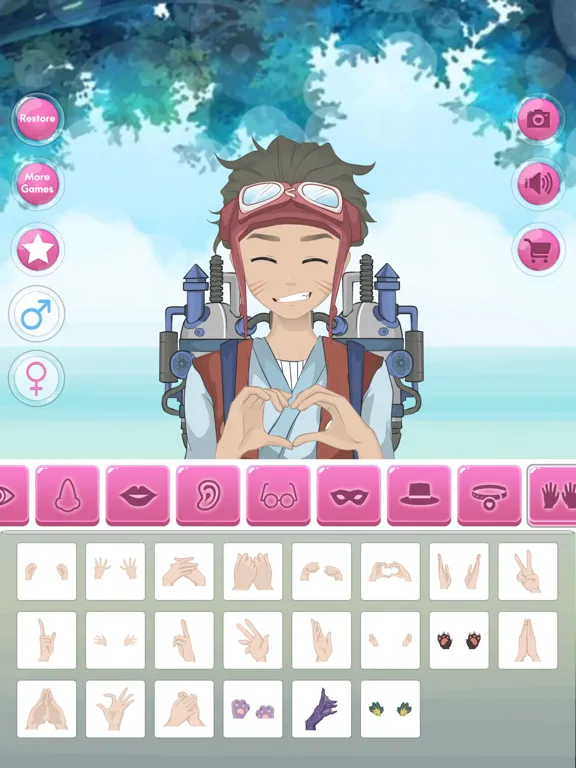 Anime Avatar - Face Maker iPad  Ekran Görüntüleri