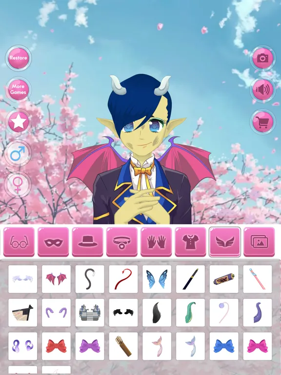 Anime Avatar - Face Maker iPad  Ekran Görüntüleri