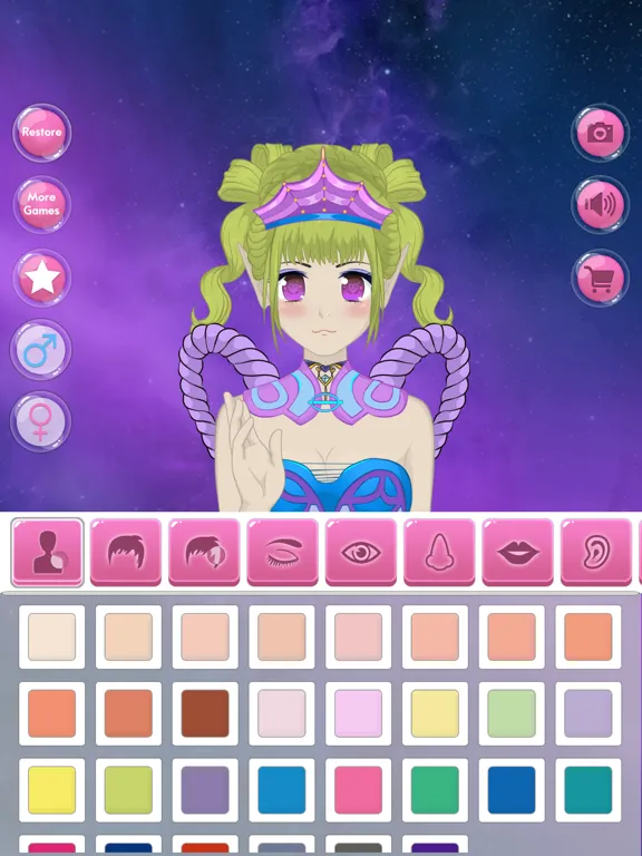 Anime Avatar - Face Maker iPad  Ekran Görüntüleri