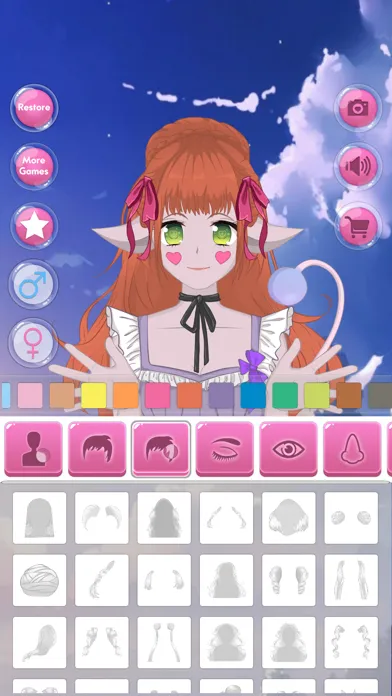 Anime Avatar - Face Maker Ekran Görüntüleri