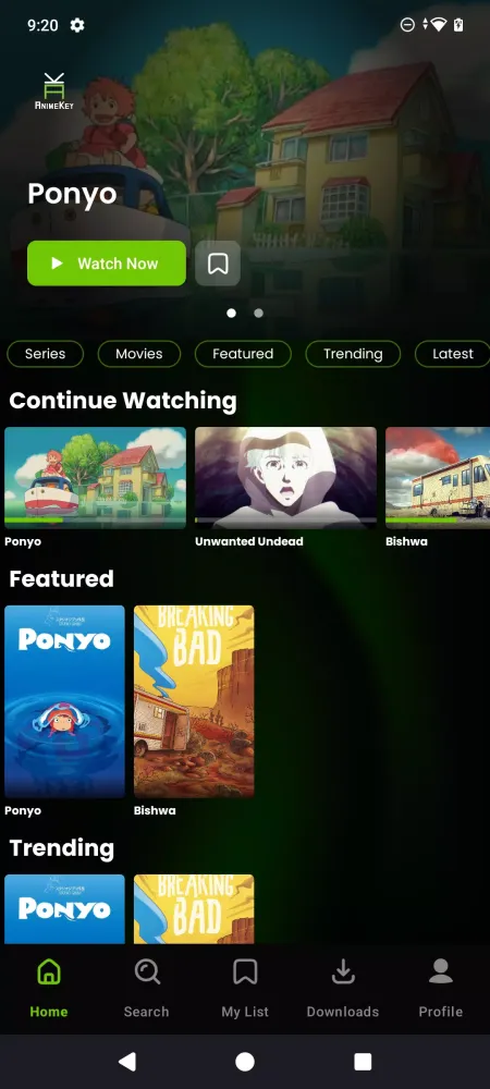 Animekey Screenshots