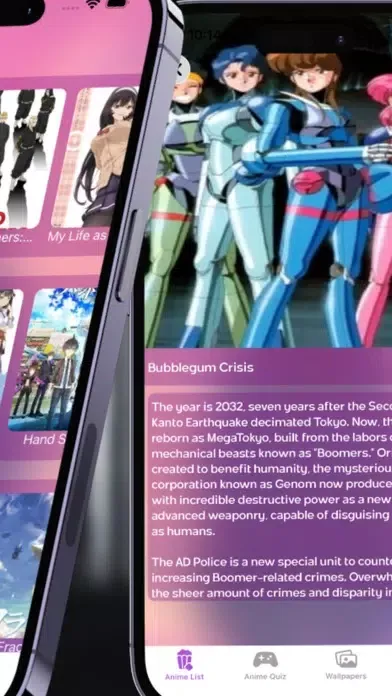 ภาพหน้าจอของ Anime Tivi : Wallpapers & Quiz