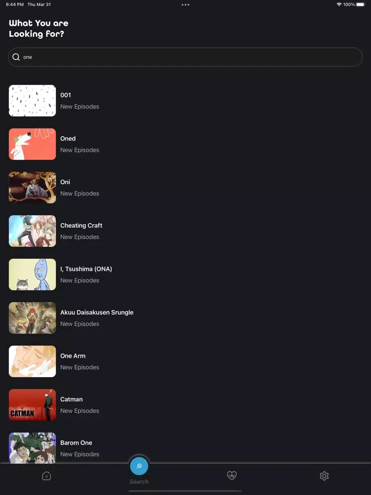 Anime Slayer ® iPad  스크린샷