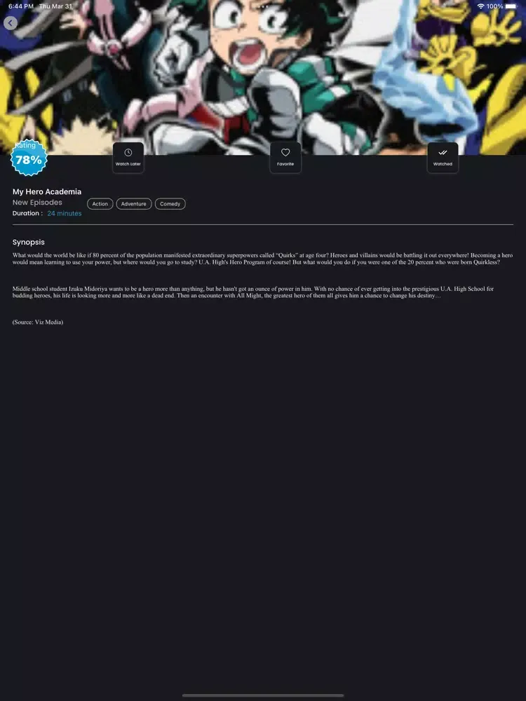 Anime Slayer ® iPad  스크린샷