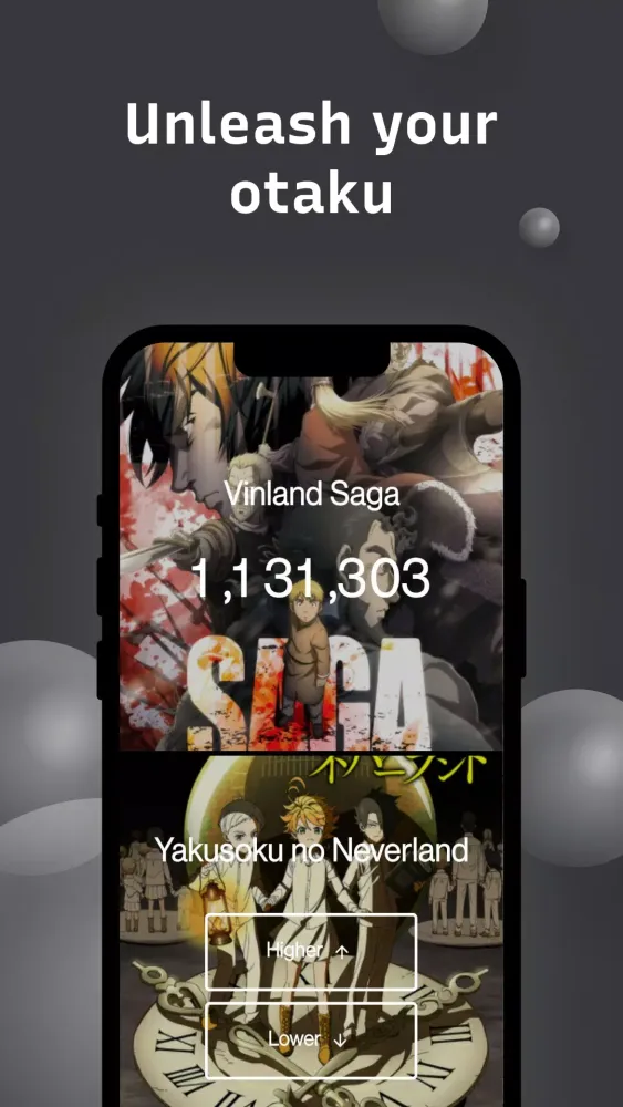 Higher or Lower Anime Edition Screenshots