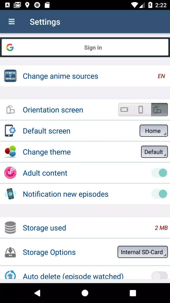 Captures d'écran de Anime World