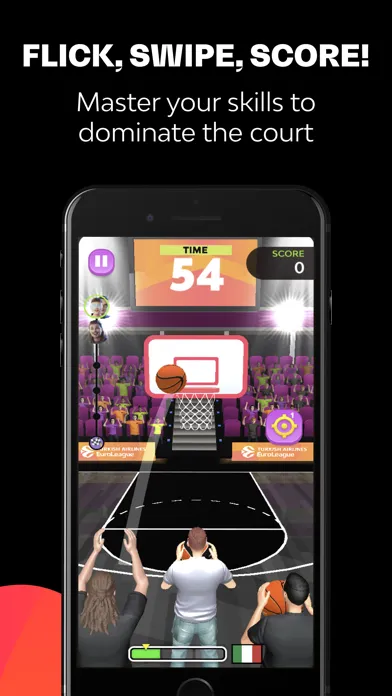 Ảnh chụp màn hình của EuroLeague Basketball Knockout