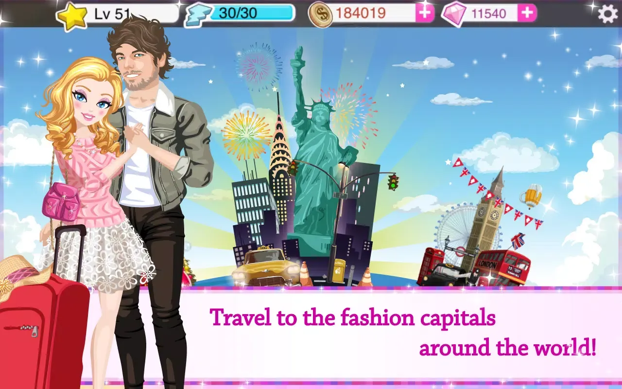 Capturas de tela do Star Girl