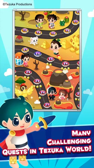 Tezuka World: Astro Crunch - Free Match 3 Game স্ক্রিনশট