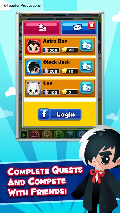 Tezuka World: Astro Crunch - Free Match 3 Game স্ক্রিনশট