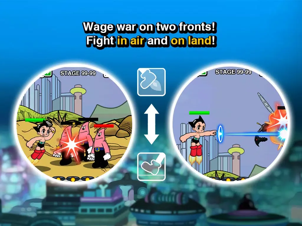 Zrzuty ekranu Astro Boy Siege: Alien Attack iPad 
