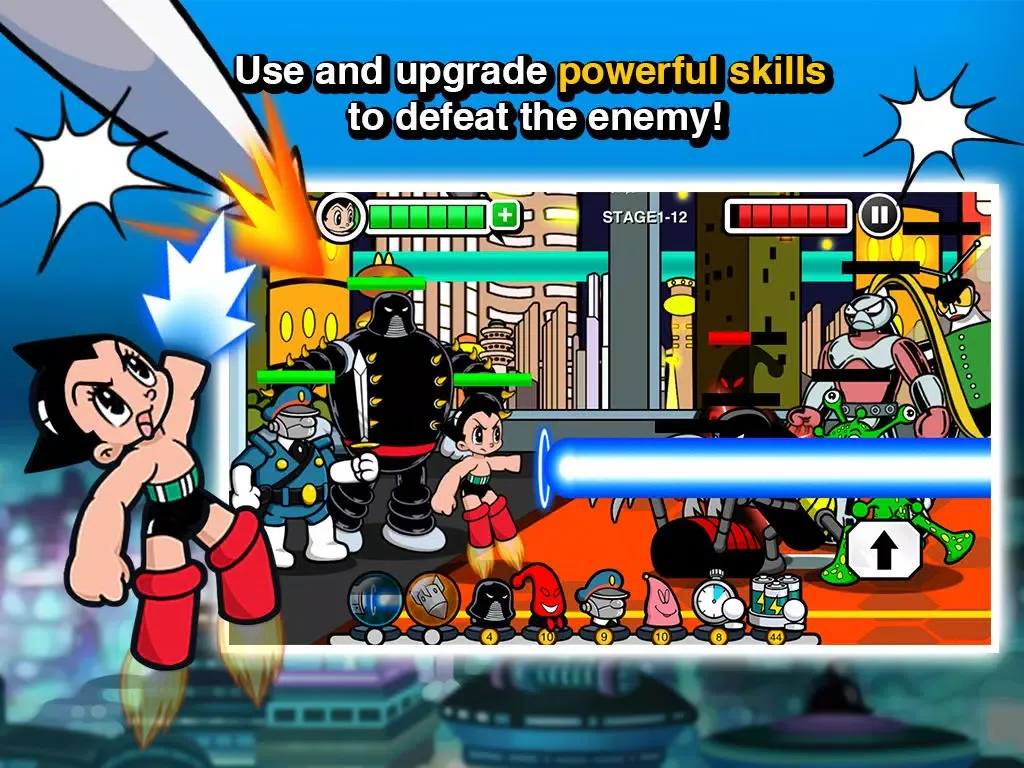 Zrzuty ekranu Astro Boy Siege: Alien Attack iPad 