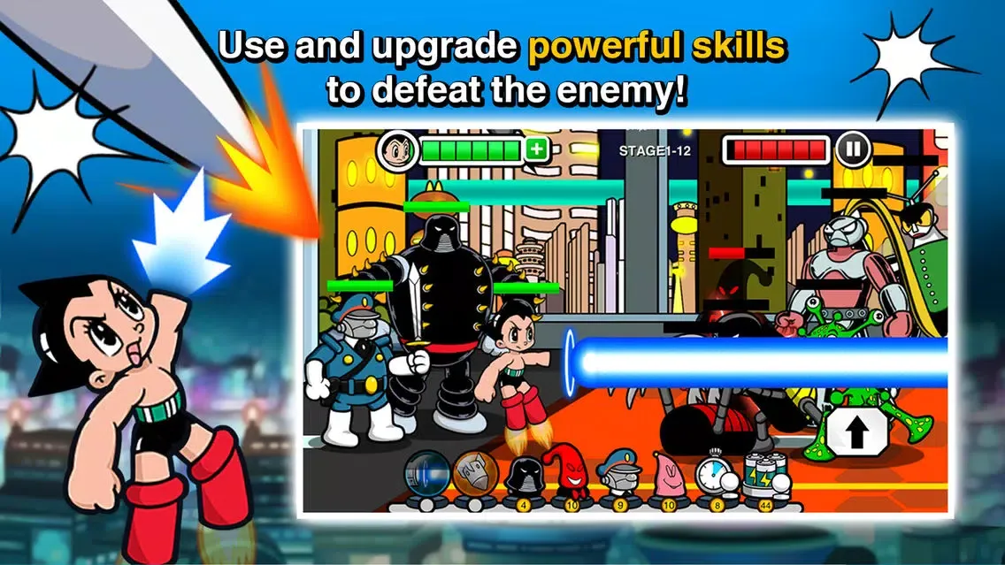 Zrzuty ekranu Astro Boy Siege: Alien Attack