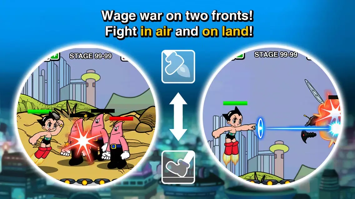 Zrzuty ekranu Astro Boy Siege: Alien Attack