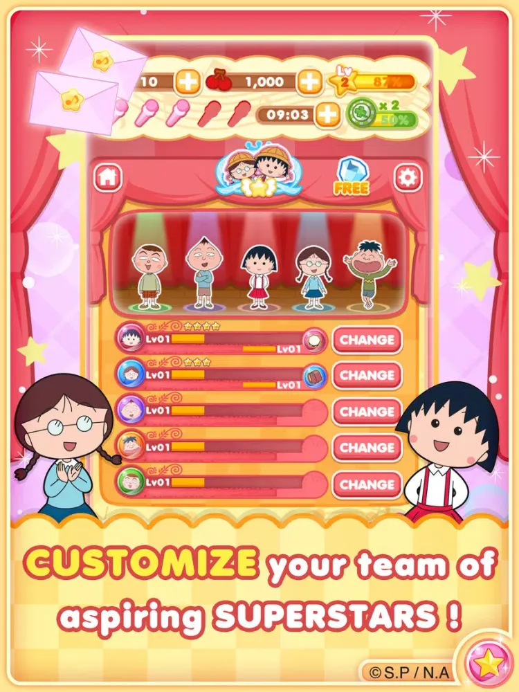 Zrzuty ekranu Chibi Maruko Chan Dream Stage iPad 