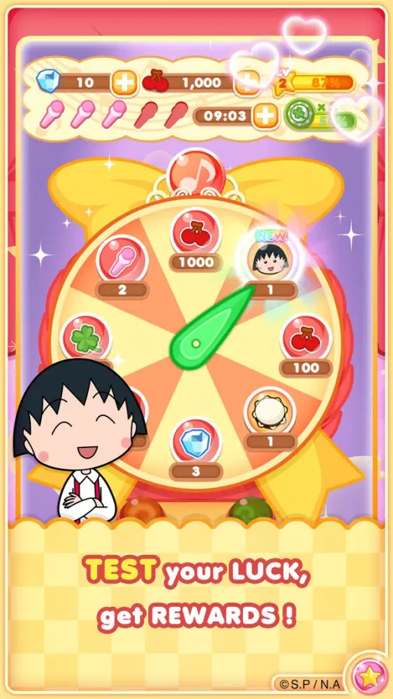 Zrzuty ekranu Chibi Maruko Chan Dream Stage