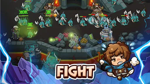 ภาพหน้าจอของ Crazy Defense Heroes - TD Game