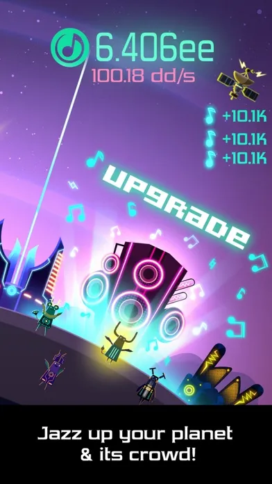 Groove Planet - Rhythm Clicker سکرین شاٹس