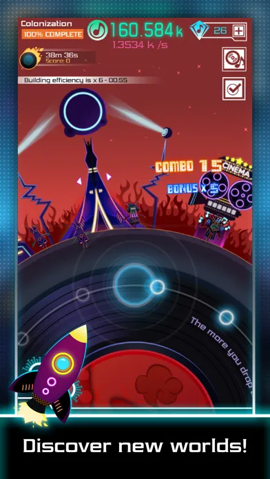 Captures d'écran de Groove Galaxy